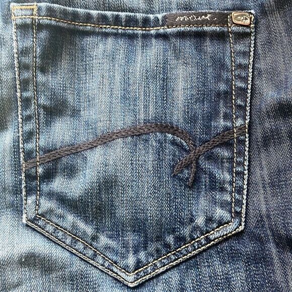 Mavi jeans 32/32 MATT mid-rise boot cut distressed in the back holes - Picture 3 of 16